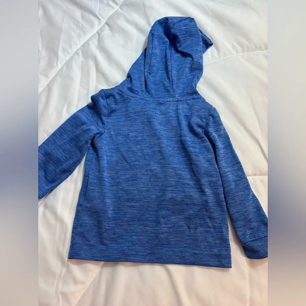 Nike 18 months blue dri-fit hooded sweatshirt